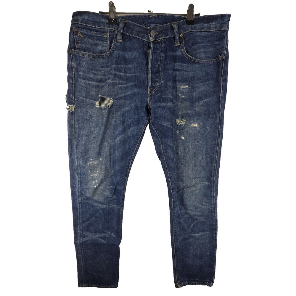 Vtg Polo Ralph Lauren Mens Jeans 32x30 Blue 100% Cotton Y2k 2000s 90s Straight